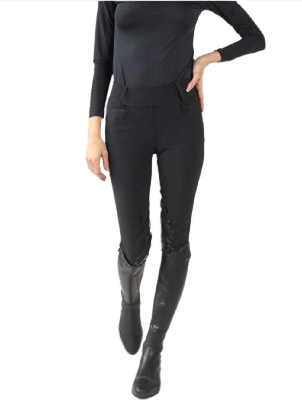 Armateq- Ultra Hybrid Sculpt Black riding breeches pants